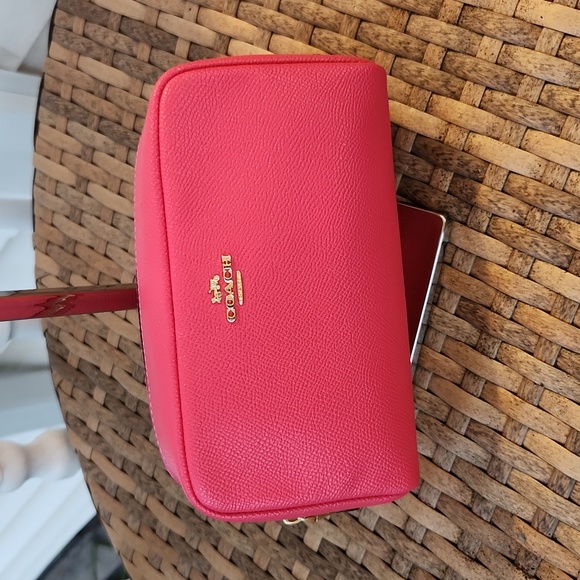 Coach Handbags - 💗Barbie Pink Coach Small Boxy Cosmetic Travel Case 3590 IM/ Electric Pink